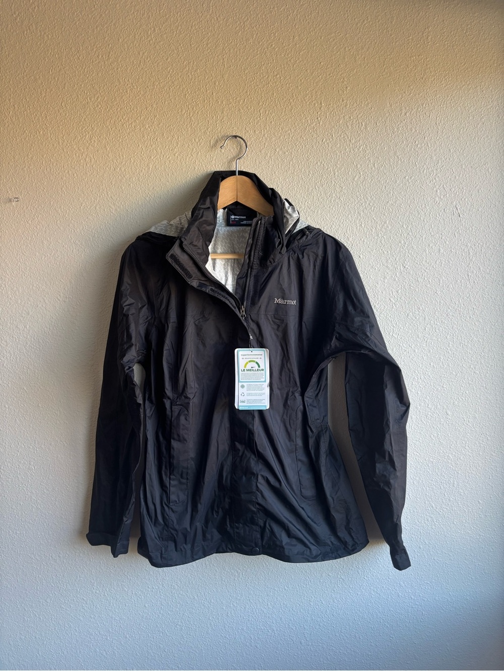 Marmot Black Lightweight Waterproof Jacket